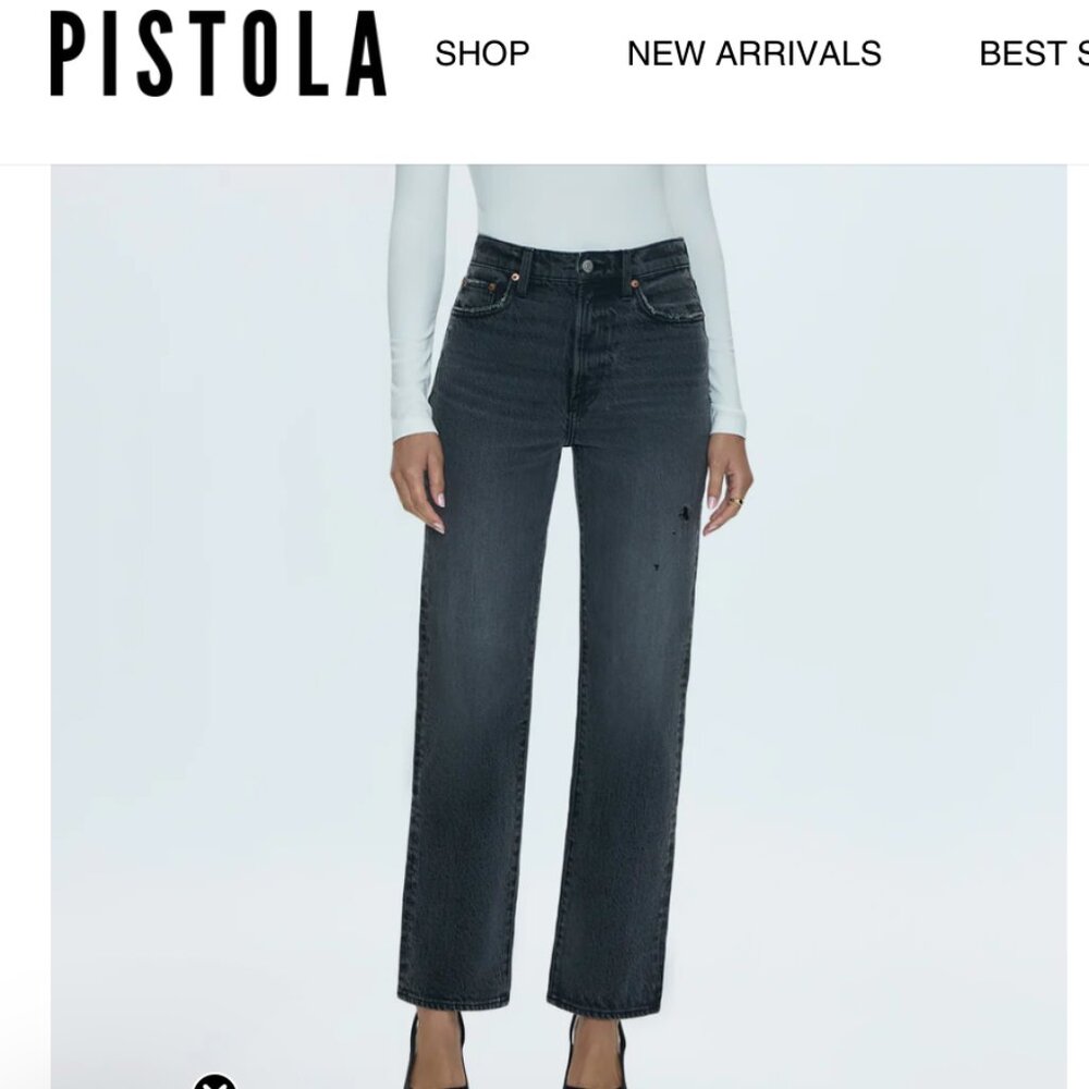Pistola Black High-Waisted Jeans